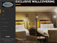Tablet Screenshot of exclusivewallcovering.com